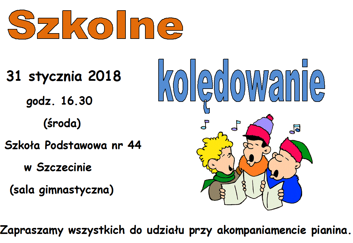 Szkolne kolędowanie - 31.01.2018 - środa - Obrazek 1